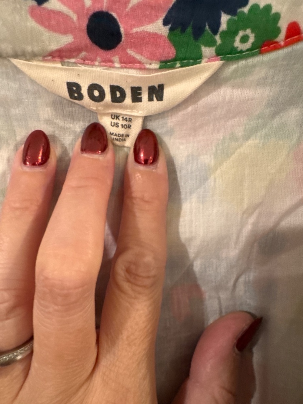 Boden tea length dress size 10R - Picture 3 of 4